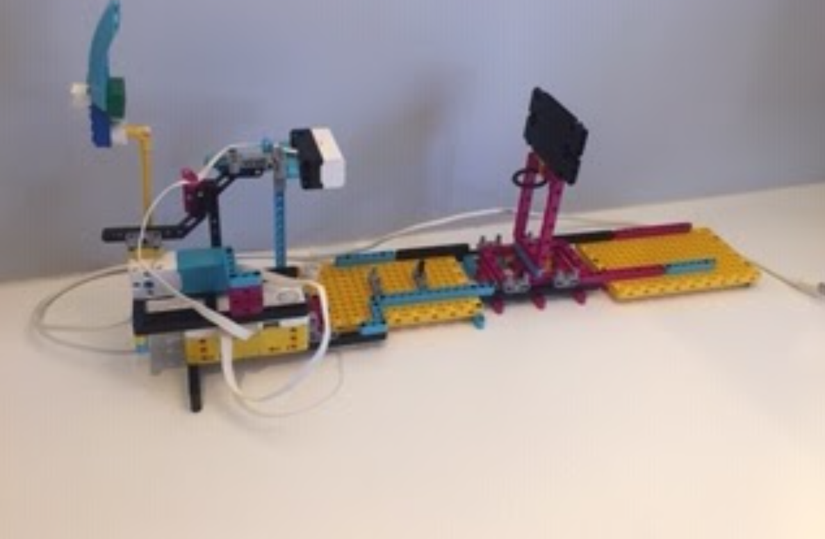 SPIKE basketball shooter, launch arm and sensor