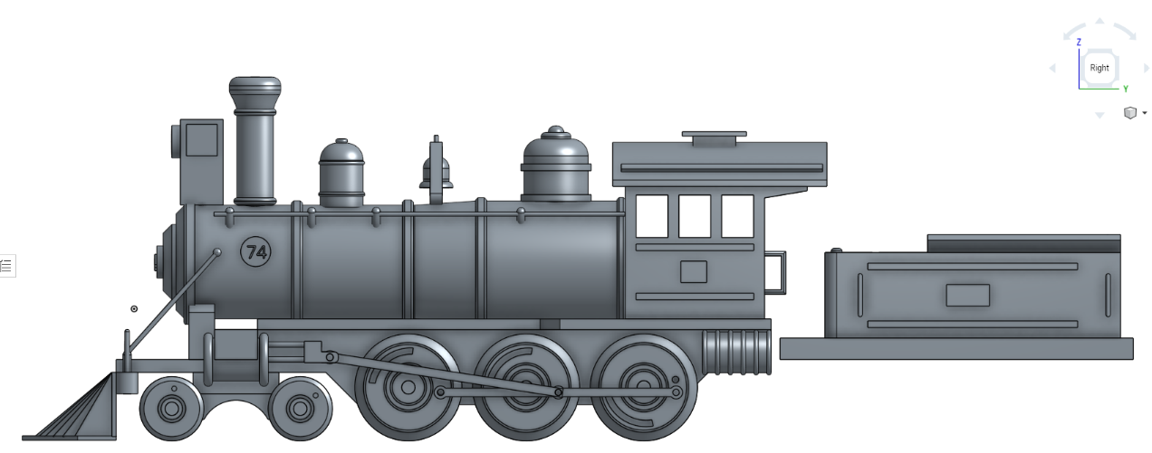 CAD Train model