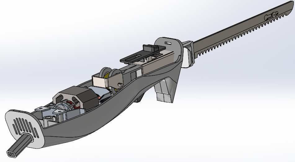 Electric knife assembly