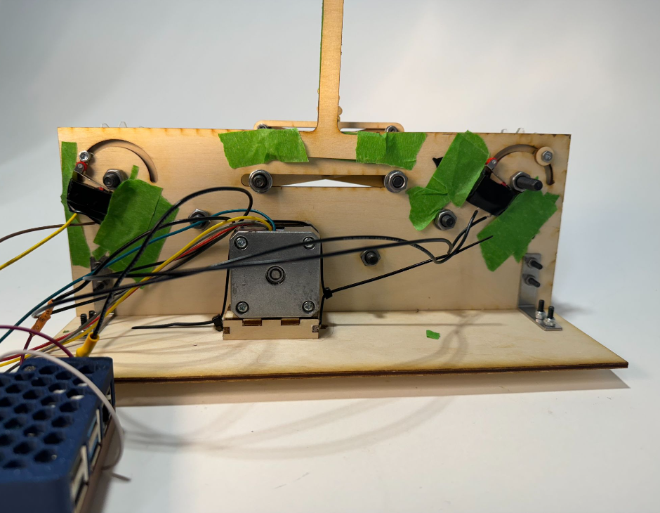 Flag Pole linkage system