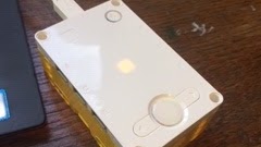 Morse code decoder button press