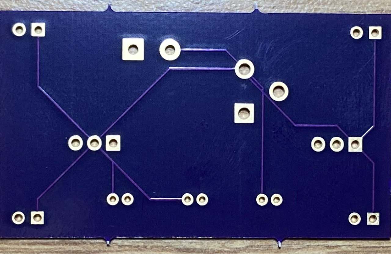Finished PCB bottom layer