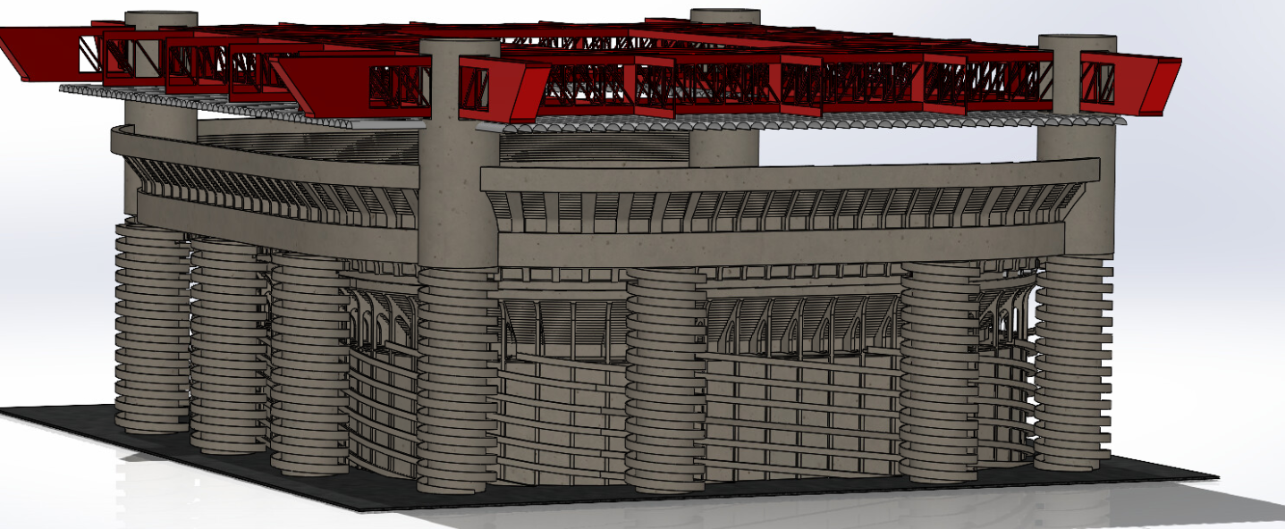San Siro CAD model