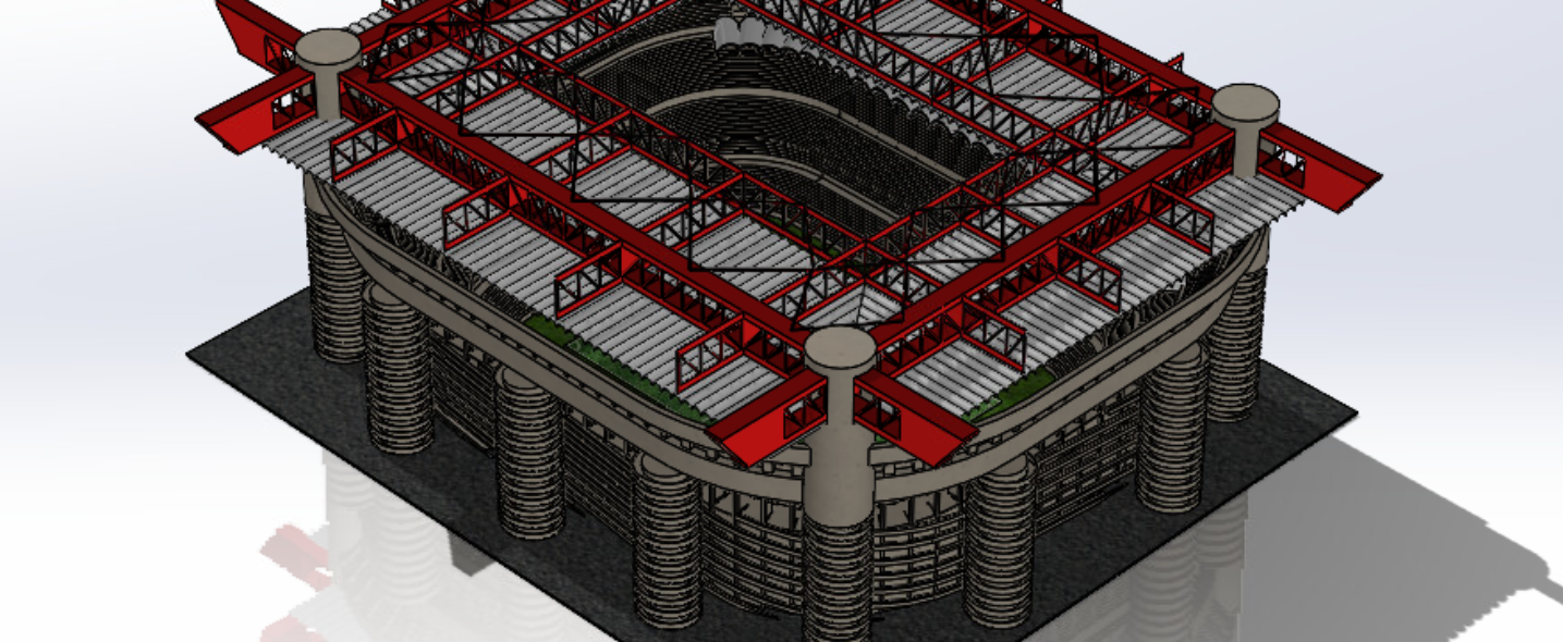San Siro stadium model